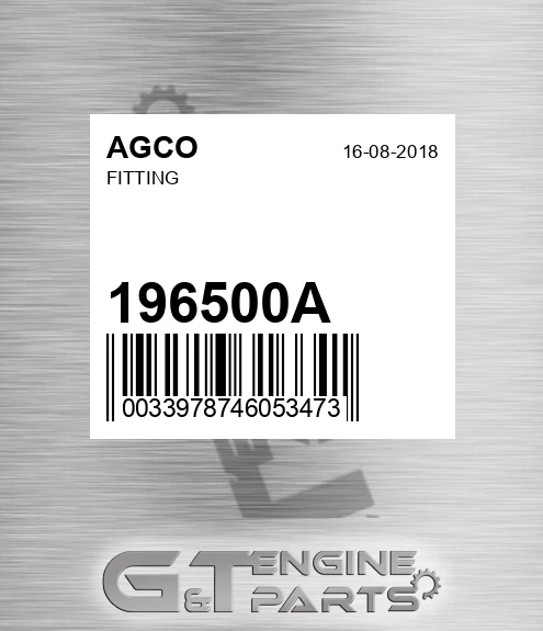 196500A Fitting