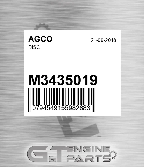 M3435019 Disc