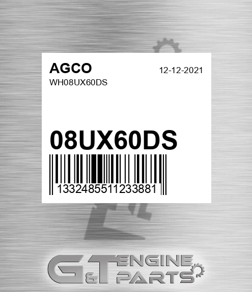 08UX60DS Wh for AGCO
