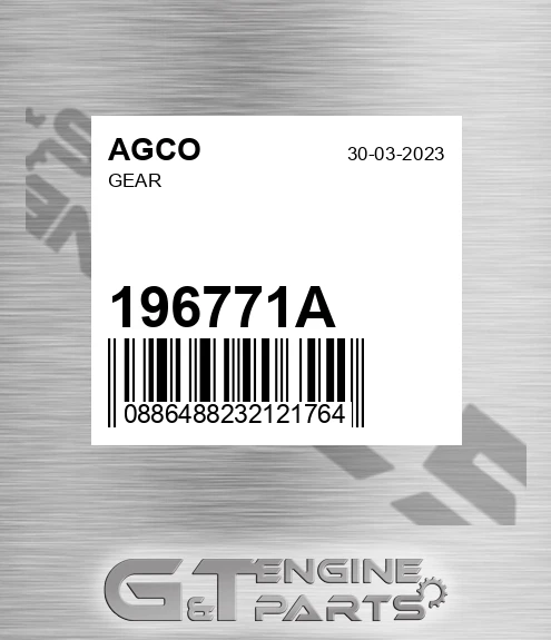 196771A Gear for AGCO
