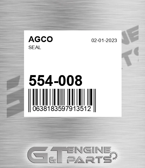 554-008 Seal for AGCO