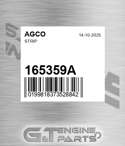 165359A Strip for AGCO