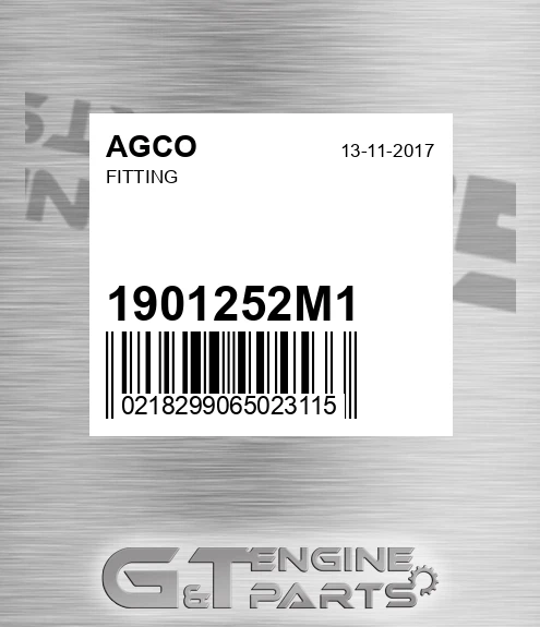 1901252M1 Fitting for AGCO