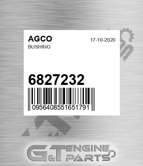 6827232 AGCO Bushing