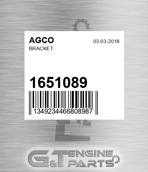1651089 Bracket for AGCO