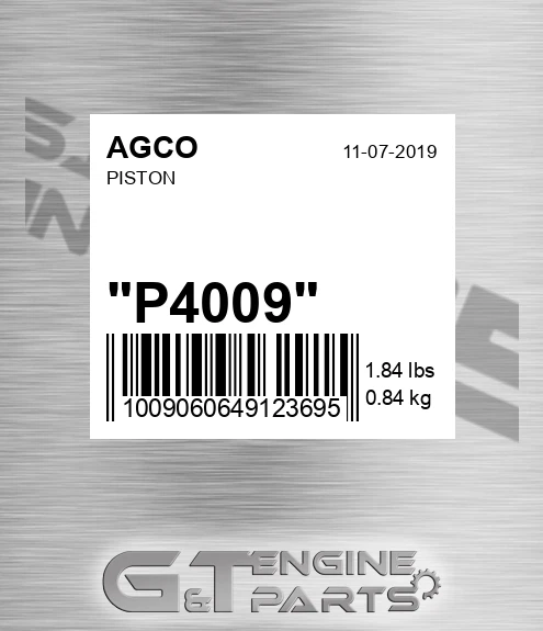 P4009 Piston