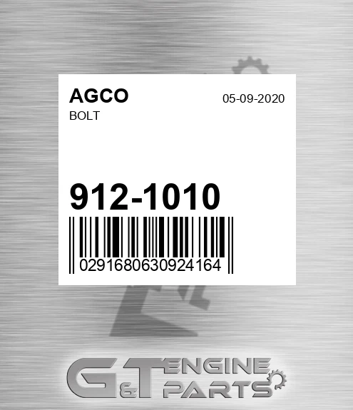 912-1010 Bolt for AGCO