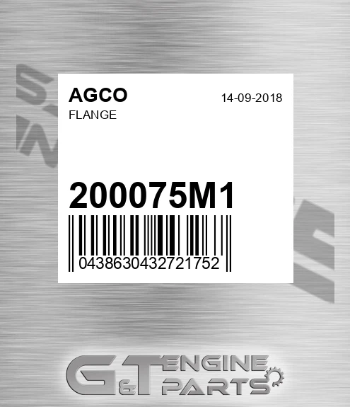200075M1 Flange for AGCO