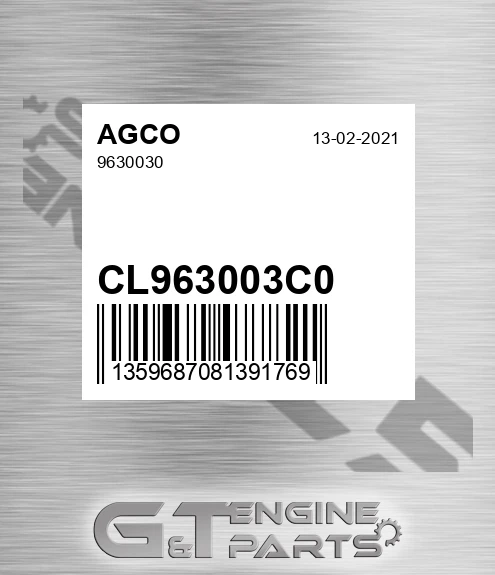 CL963003C0 AGCO 9630030