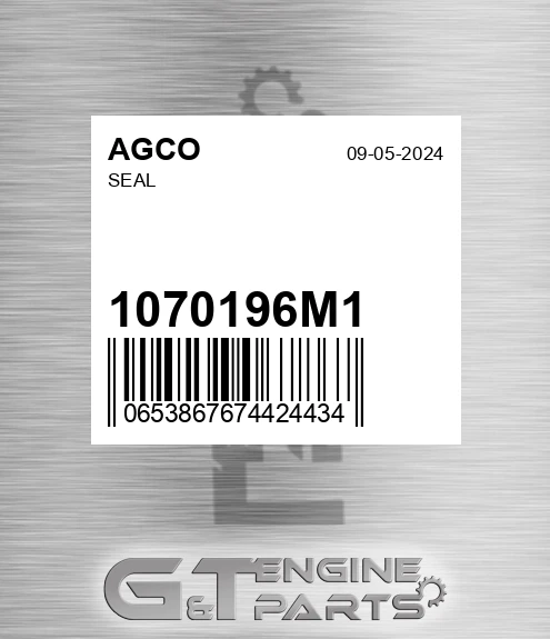 1070196M1 Seal for AGCO