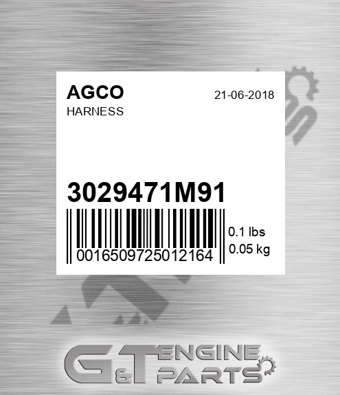 3029471M91 AGCO Harness