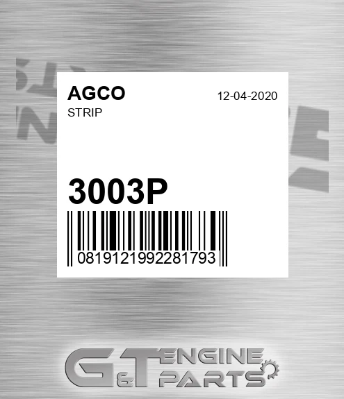 3003P AGCO Strip