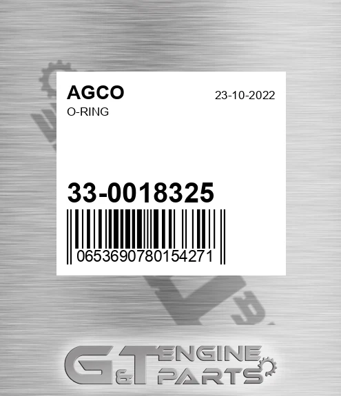 33-0018325 O-ring