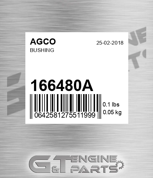 166480A AGCO Bushing