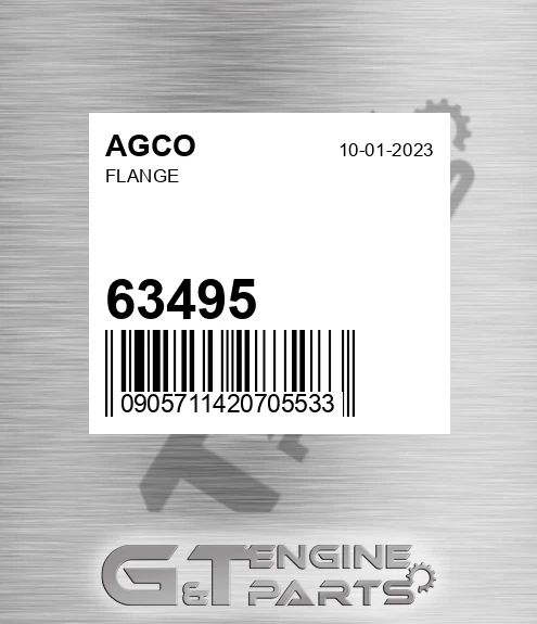 63495 Flange for AGCO