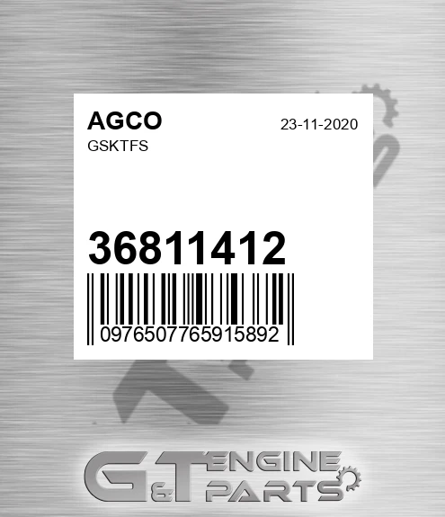 36811412 Gsktfs for AGCO