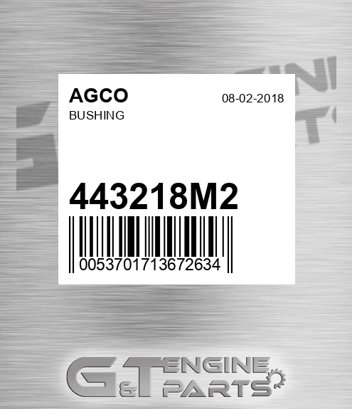 443218M2 Bushing for AGCO