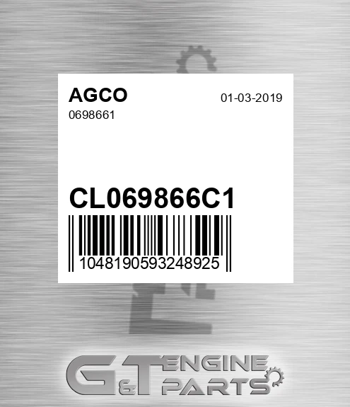 CL069866C1 0698661 for AGCO