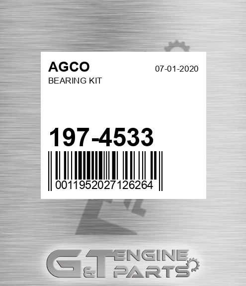 197-4533 Bearing Kit