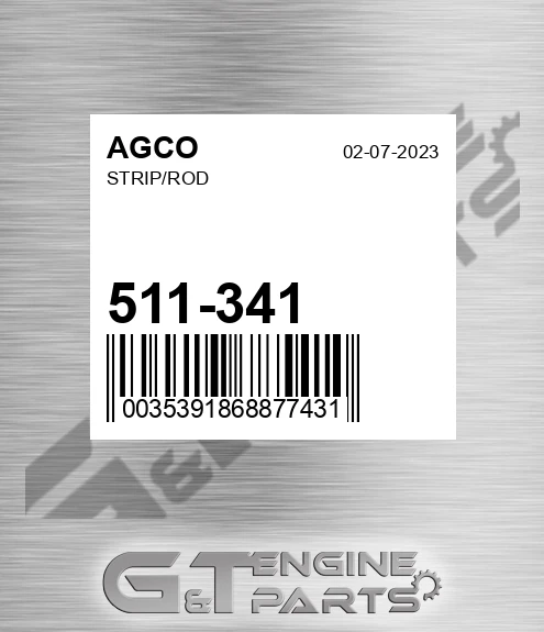 511-341 Strip/rod for AGCO