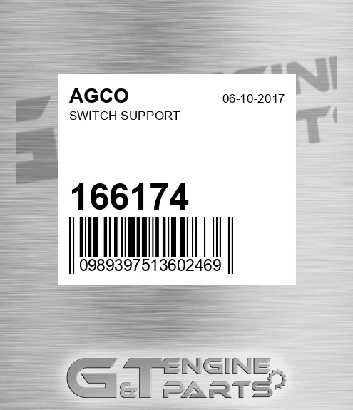 166174 Switch Support for AGCO