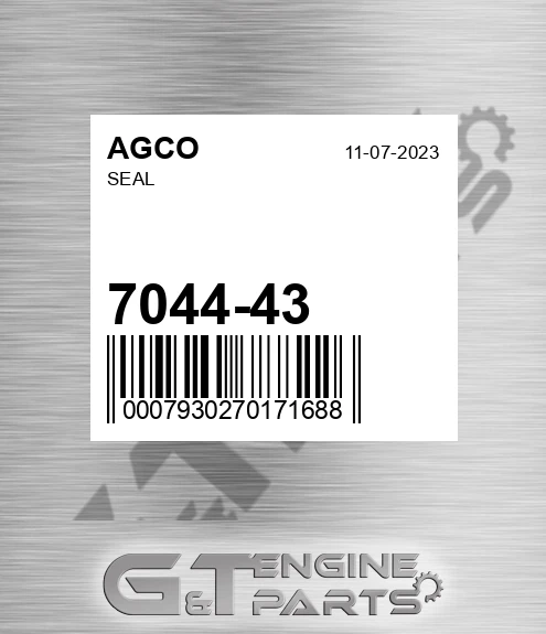 7044-43 Seal for AGCO
