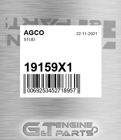 19159X1 Stud for AGCO