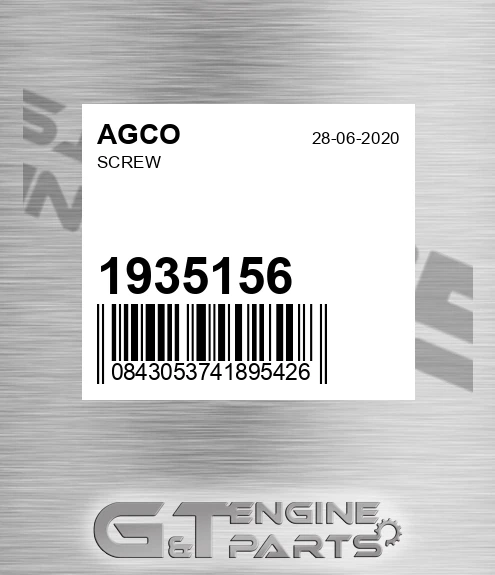 1935156 Screw for AGCO