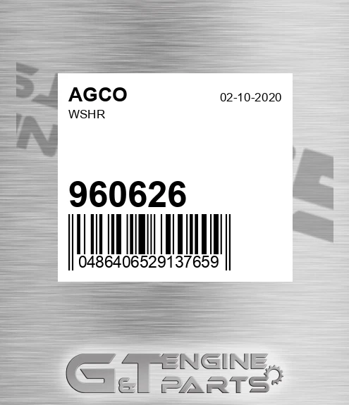 960626 Wshr for AGCO