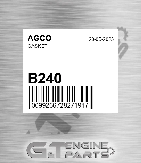 B240 Gasket