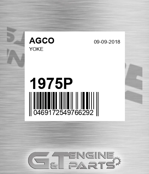 1975P Yoke for AGCO