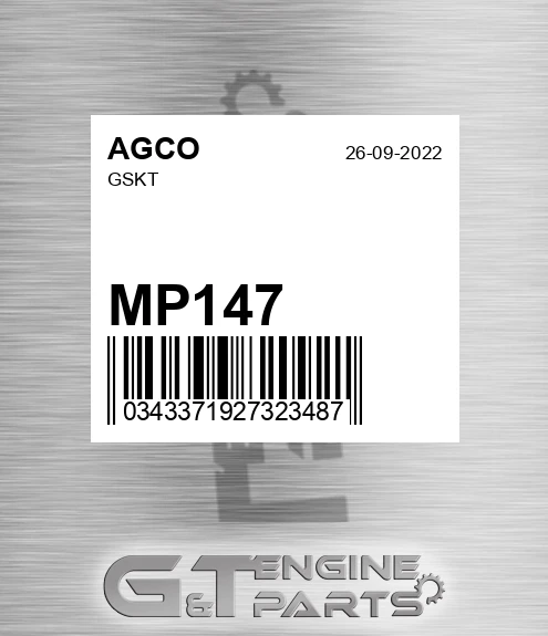 MP147 Gskt for AGCO
