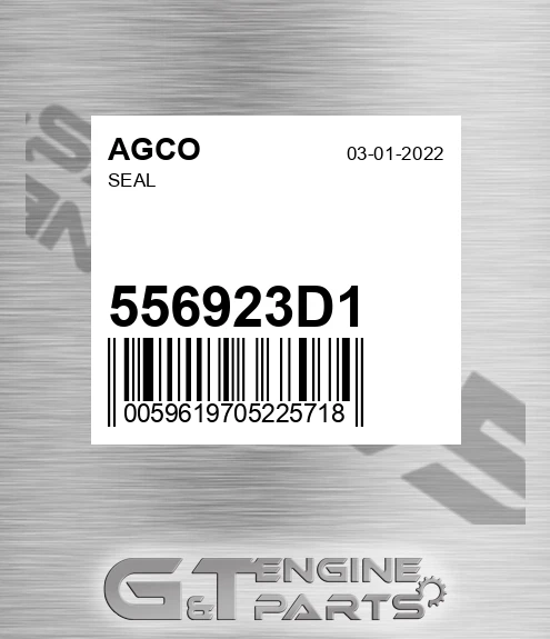 556923D1 Seal for AGCO