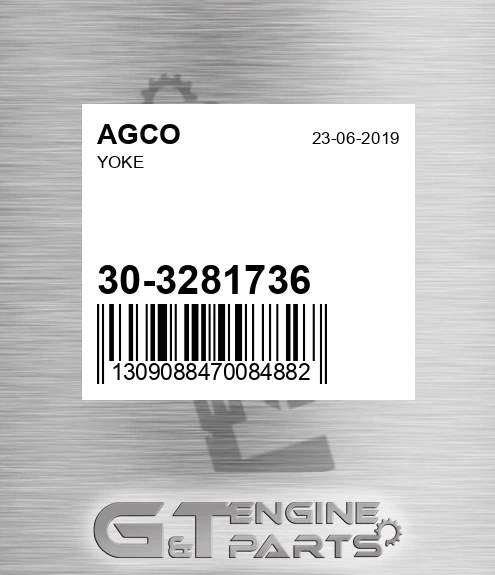 30-3281736 Yoke for AGCO