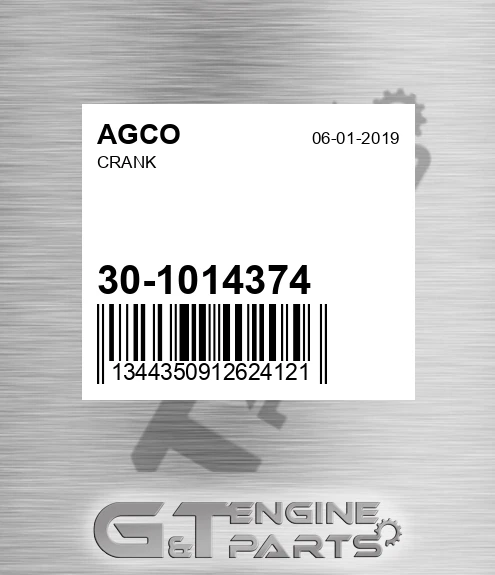 30-1014374 Crank for AGCO