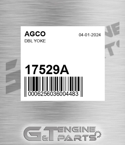 17529A Dbl Yoke