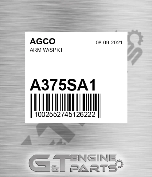 A375SA1 AGCO Arm W/spkt