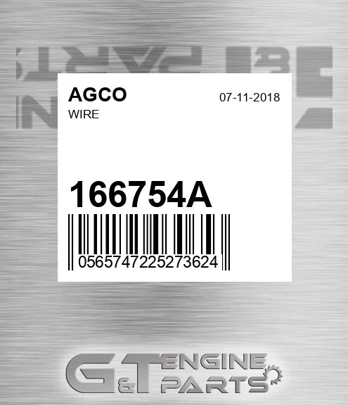 166754A Wire for AGCO