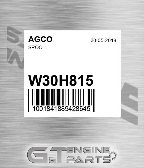 W30H815 Spool for AGCO