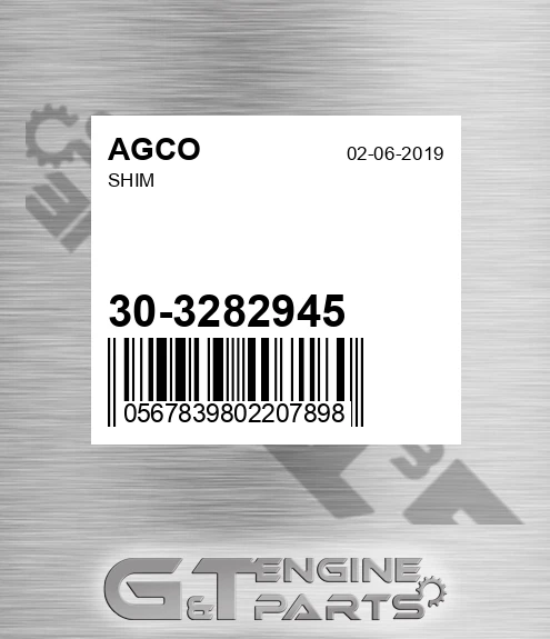 30-3282945 Shim for AGCO