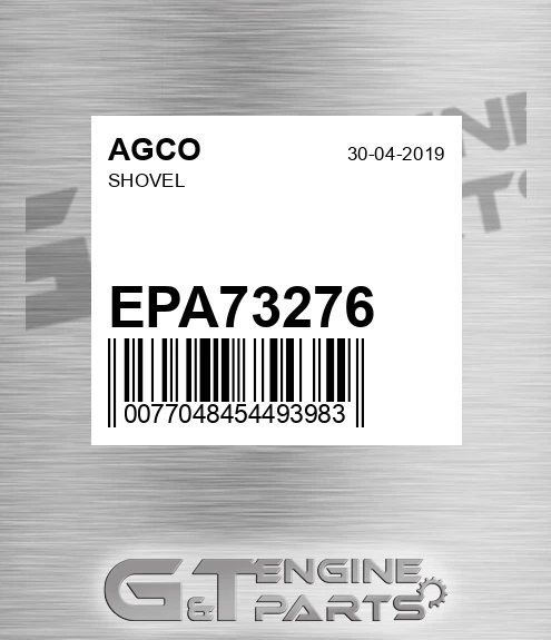 EPA73276 Shovel for AGCO