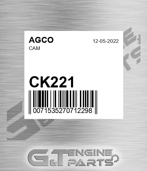 CK221 AGCO Cam