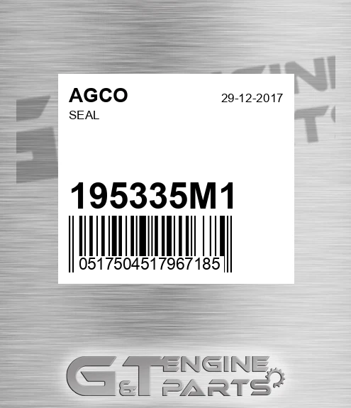 195335M1 Seal for AGCO