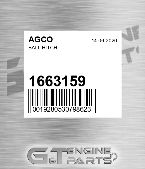 1663159 AGCO Ball Hitch