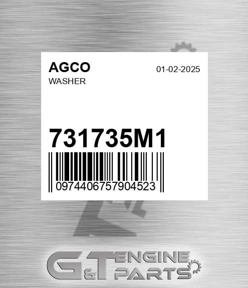 731735M1 Washer for AGCO