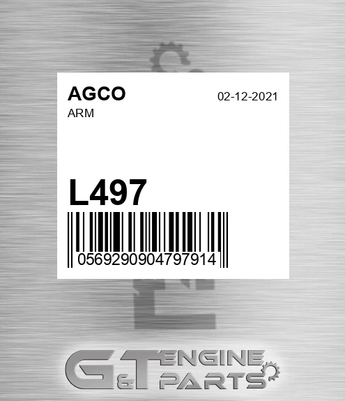 L497 AGCO Arm
