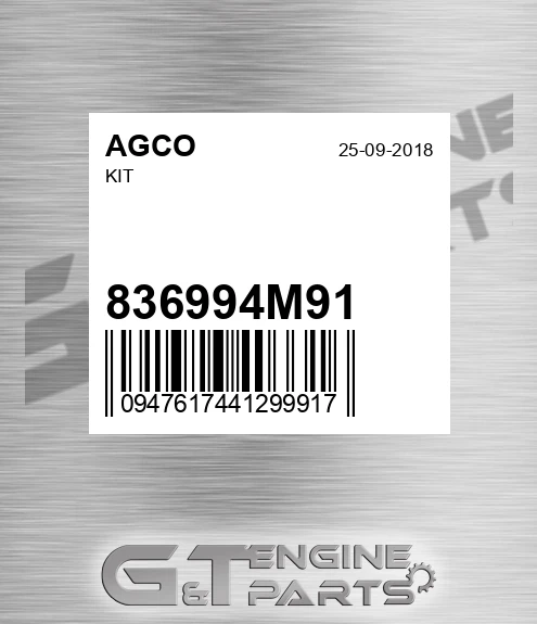 836994M91 Kit for AGCO