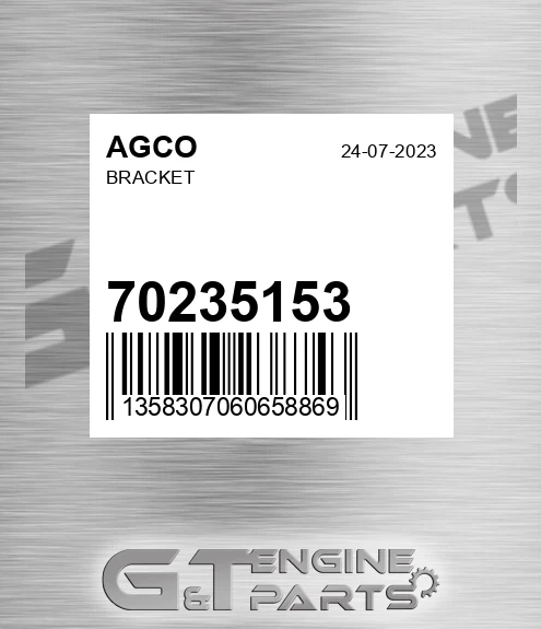 70235153 Bracket for AGCO