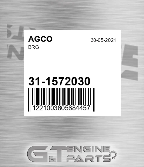 31-1572030 Brg for AGCO