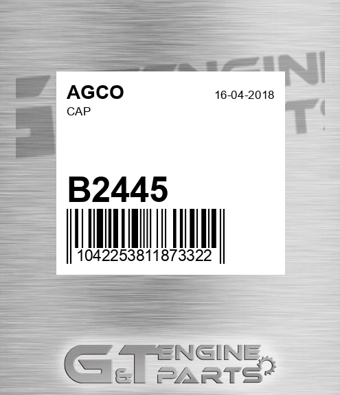 B2445 Cap